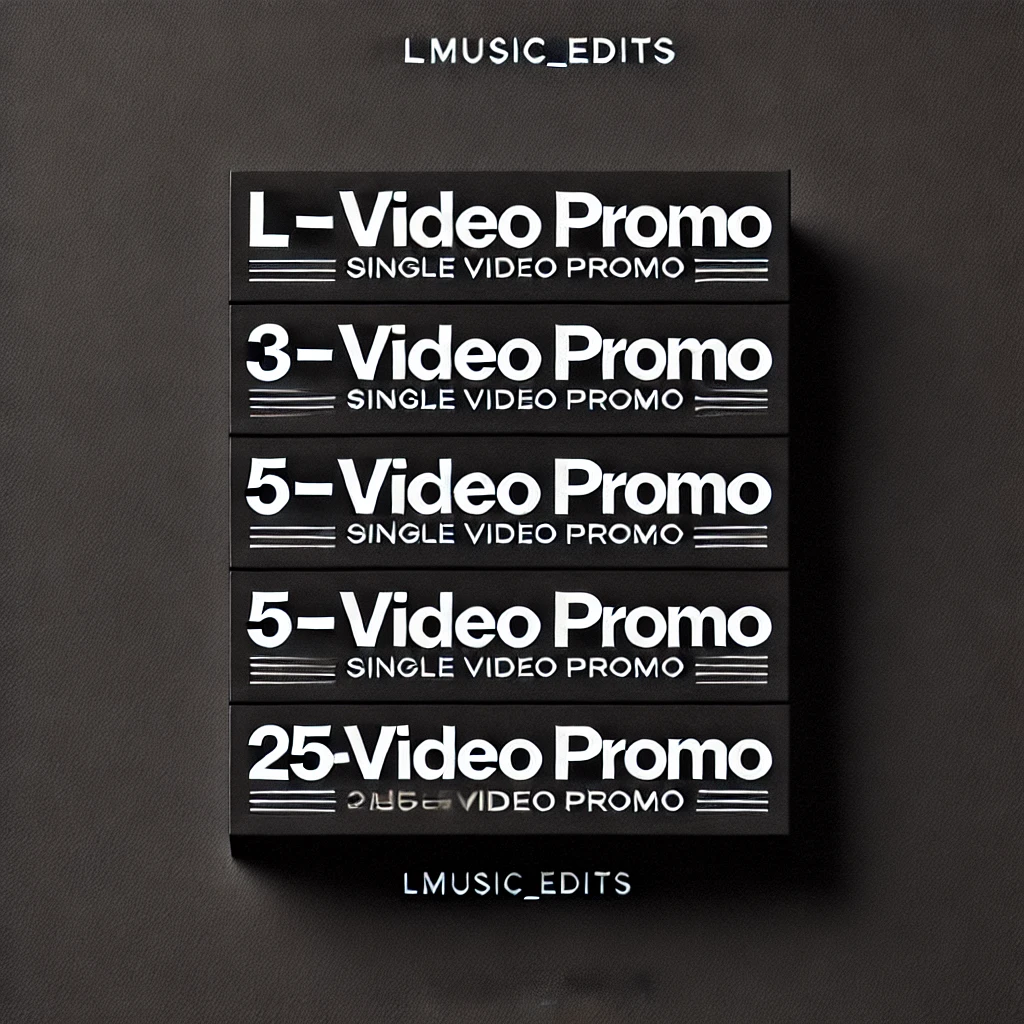 Lmusic_edits Promo Packages